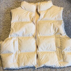 Nuuds Beige Puffer Vest